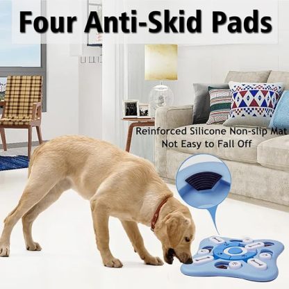 Interactive Dog Puzzle Toy for Large, Medium, Small Smart Dogs - Enrichment and Mental Stimulation for Training - Treat Chew Gifts for Dogs Puppies & Cats
