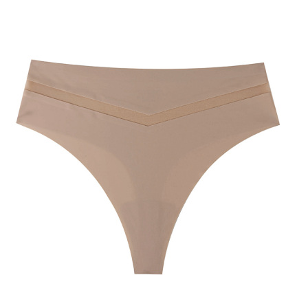 Seamless Women Underwear Thongs,No Show Ladies Thong,No Line Workout Breathable Comfortable Panties,Soft Undies