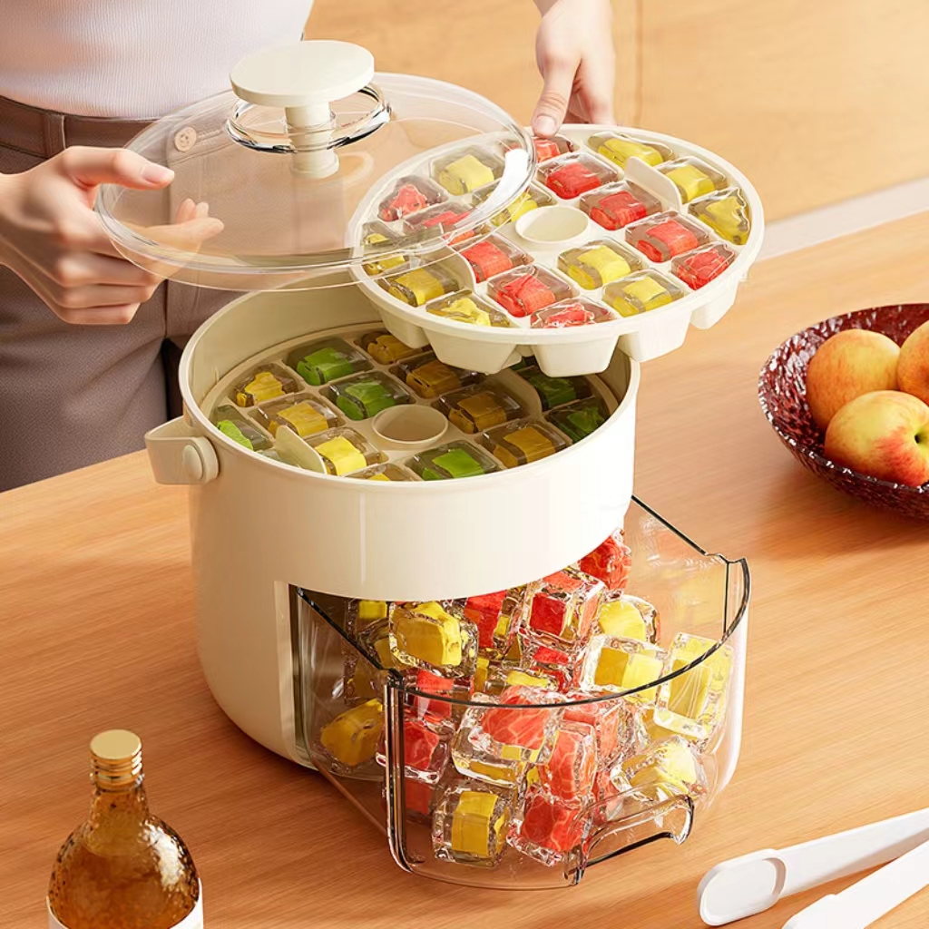 Push-Drawer Ice Bucket