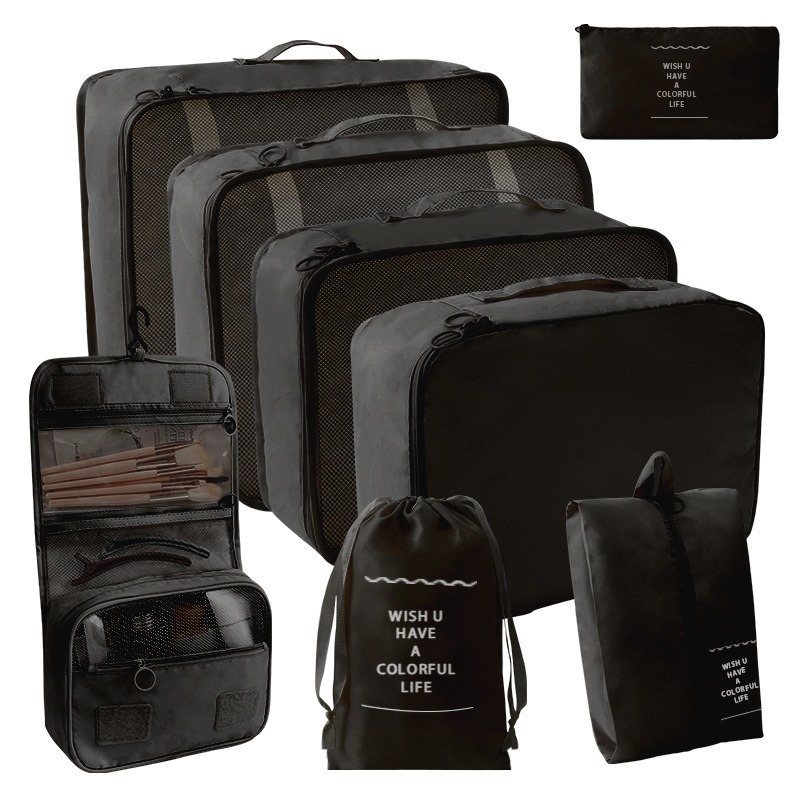 8 Set Packing Cubes for Travel, Beach Vacation Essentials Accessories 