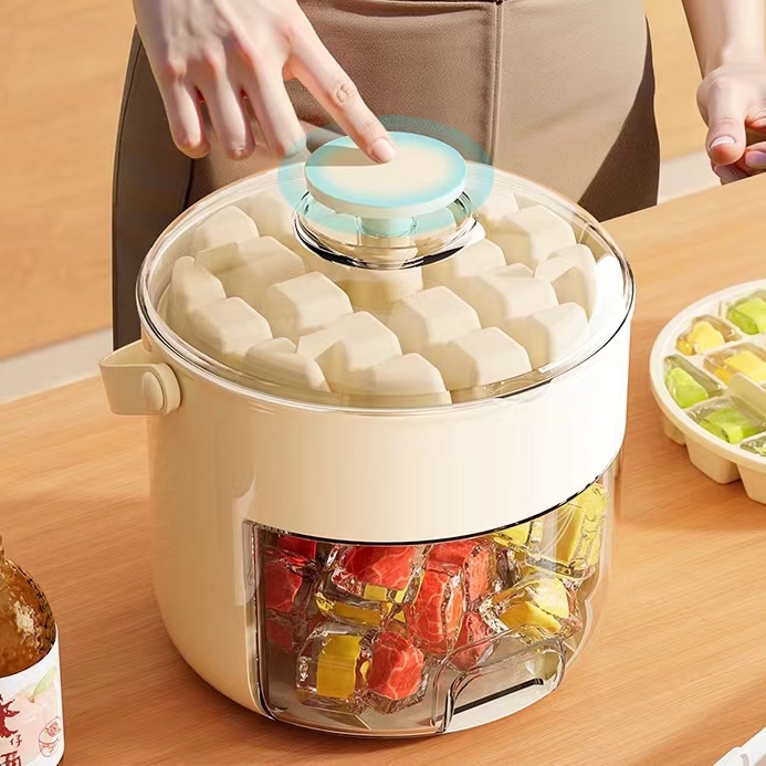 Push-Drawer Ice Bucket