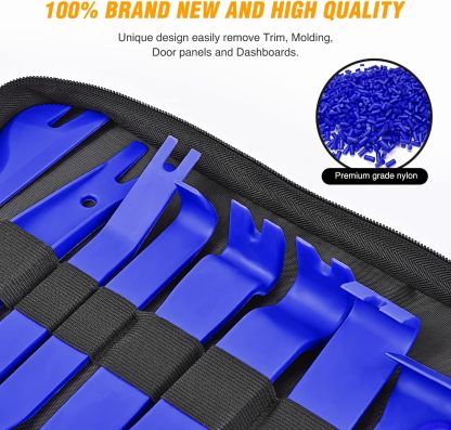 238Pcs Trim Removal Tool, Auto Push Pin Bumper Retainer Clip Set Fastener Terminal Remover Tool Adhesive Cable Clips Pry Kit Car Panel Radio Removal Auto Clip Pliers