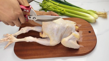 Heavy Duty Poultry Shears - A Must Have Kitchen Shears for Chicken and Meat Cutting - Dishwasher Safe and Stainless Food Kitchen Scissors for Thanksgiving