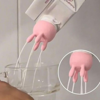 Funny Pouring Milk Bottle Cap