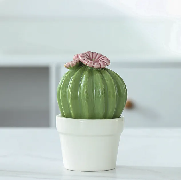 Foolproof Greenery: Glass Potted Cactus for the Not-So-Green-Thumbed