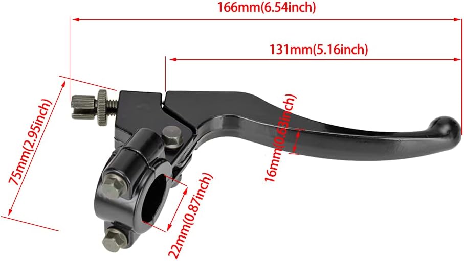 Universal 7/8" Clutch & Brake Lever Set for Pit Bikes and Dirt Bikes