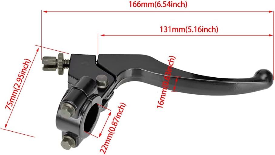 Universal 7/8" Clutch & Brake Lever Set for Pit Bikes and Dirt Bikes