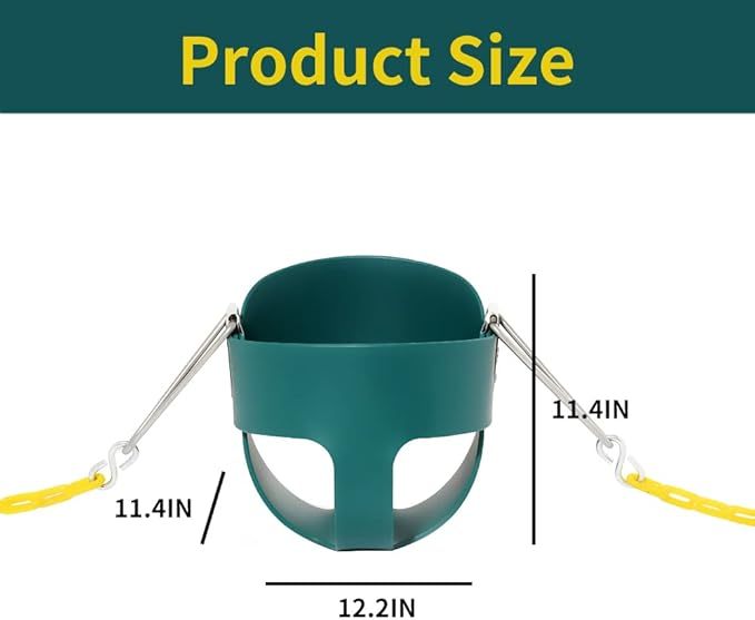 High Back Full Bucket Toddler Swing Seat Infant Swing