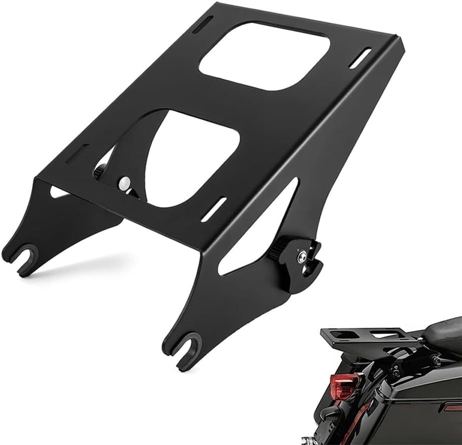 Detachable Two-Up Tour Trunk Luggage Rack for Harley Davidson Touring (2014-2024)