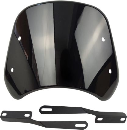 Universal Motorcycle Windshield Wind Deflector – For 5"-7" LED Headlights