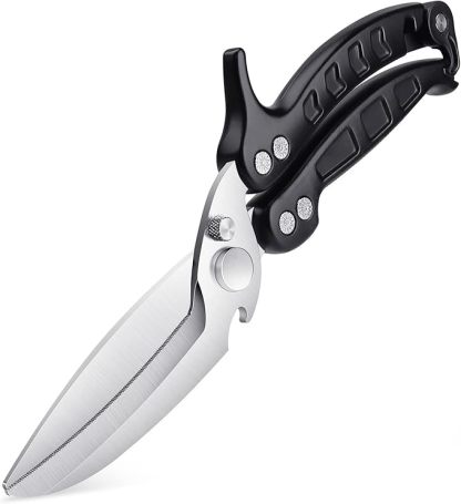 Heavy Duty Poultry Shears - A Must Have Kitchen Shears for Chicken and Meat Cutting - Dishwasher Safe and Stainless Food Kitchen Scissors for Thanksgiving