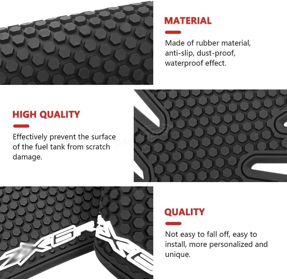 Anti-Slip Tank Grips for Kawasaki Ninja ZX6R/ZX-636 (2009-2025)