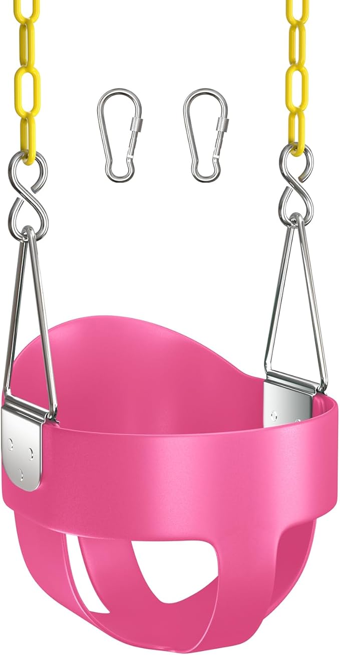 High Back Full Bucket Toddler Swing Seat Infant Swing