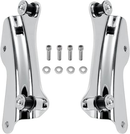 Chrome 4-Point Docking Hardware Kit for Harley Touring 2014-2025 Models