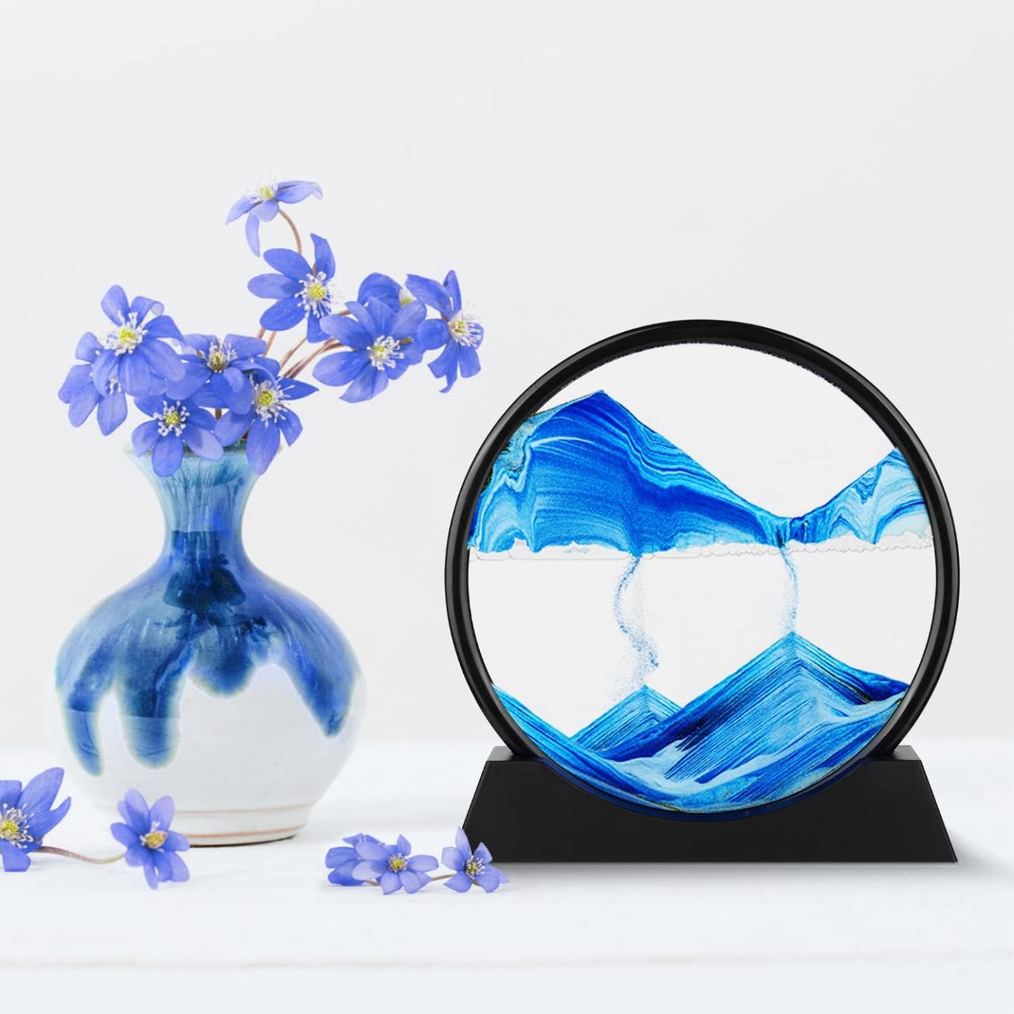 Moving Sand Art Picture – 3D Deep Sea Sandscape in Glass