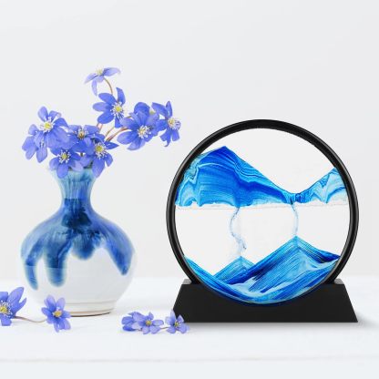 Moving Sand Art Picture – 3D Deep Sea Sandscape in Glass