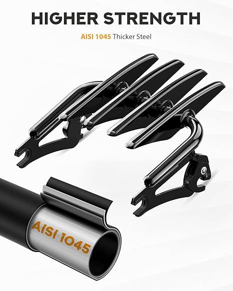 Stealth Luggage Rack for Harley Touring Models (2009-2024) - Gloss Black