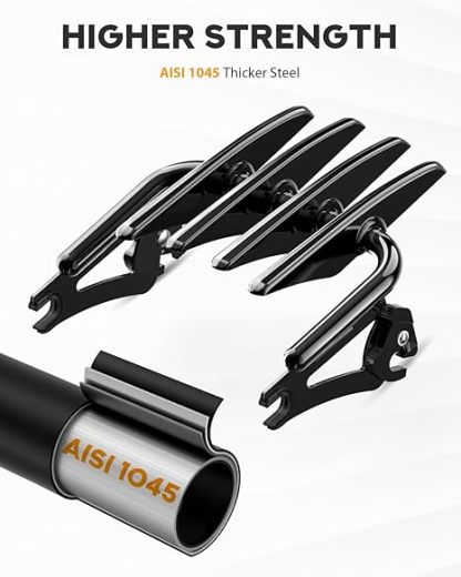 Stealth Luggage Rack for Harley Touring Models (2009-2024) - Gloss Black