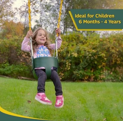 High Back Full Bucket Toddler Swing Seat Infant Swing