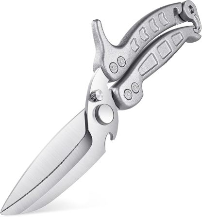 Heavy Duty Poultry Shears - A Must Have Kitchen Shears for Chicken and Meat Cutting - Dishwasher Safe and Stainless Food Kitchen Scissors for Thanksgiving