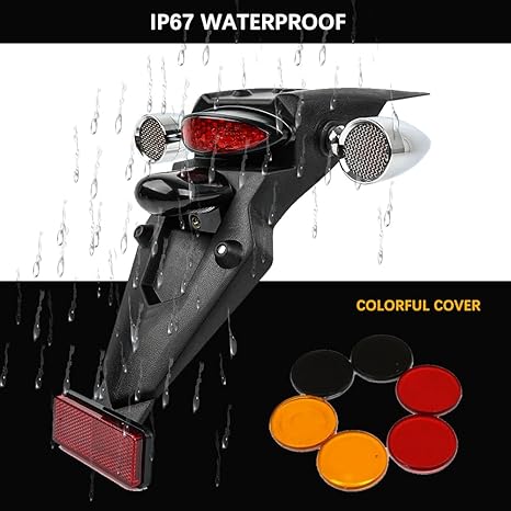 Universal 15-LED Motorcycle Turn Signals - Front/Rear Super Bright Indicators