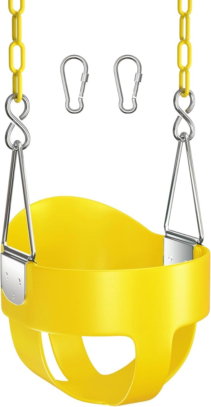 High Back Full Bucket Toddler Swing Seat Infant Swing