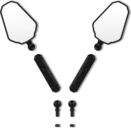 Upgraded Adventure Motorcycle Mirrors – Vibration-Free Ball-Head Design