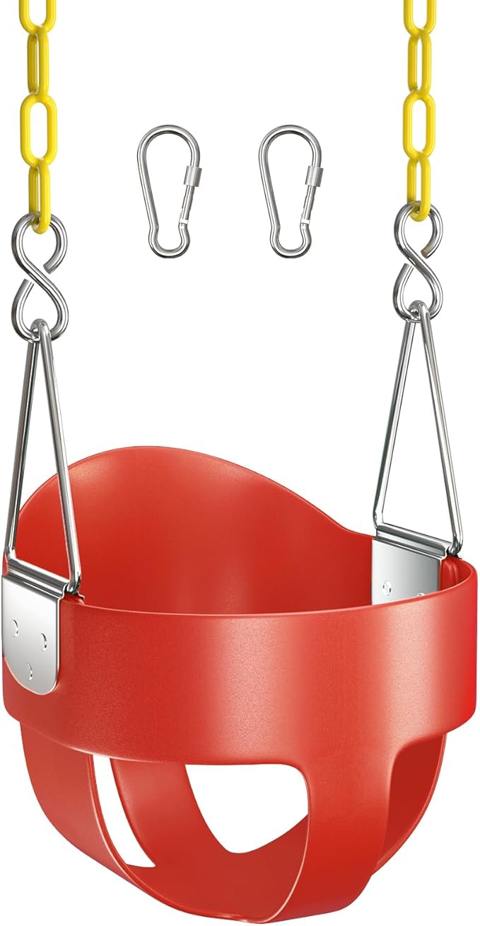 High Back Full Bucket Toddler Swing Seat Infant Swing