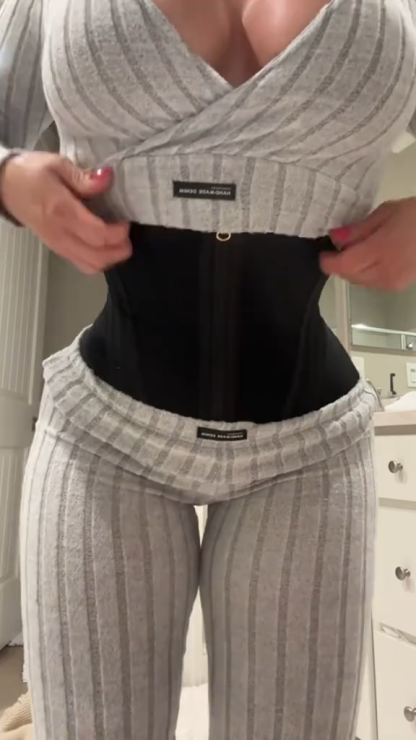 Waist Trainer for Women, Tummy Control Sports Girdle, Workout Body Shaper with Adjustable Shoulder Strap