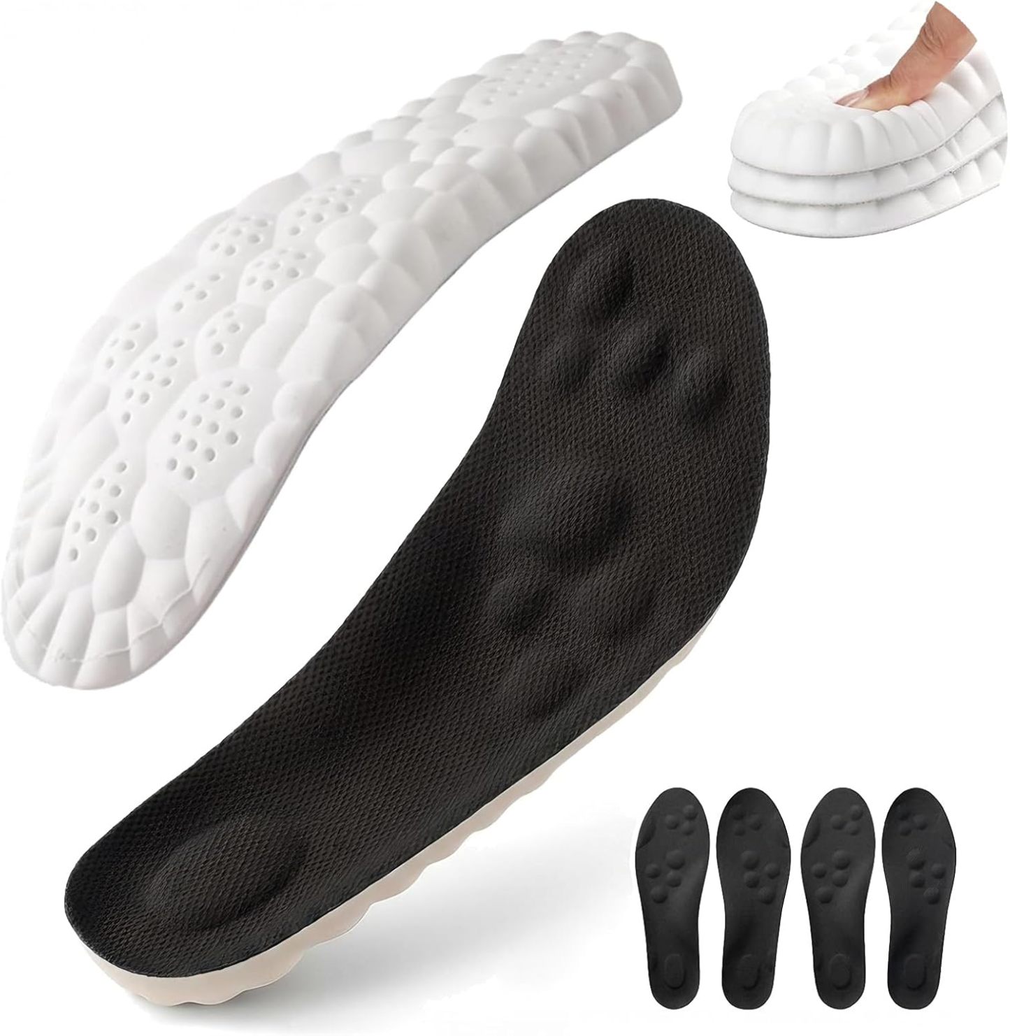 Memory Foam Insoles – Adaptive Support All-Day Comfort