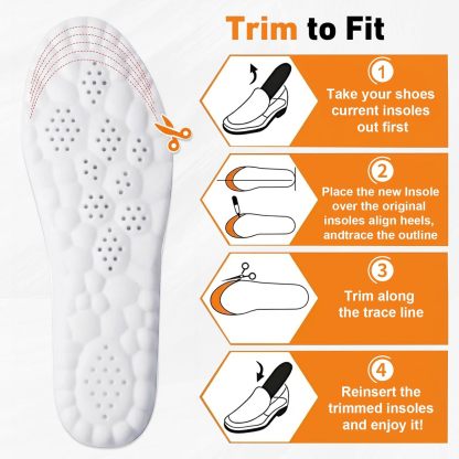 Memory Foam Insoles – Adaptive Support All-Day Comfort