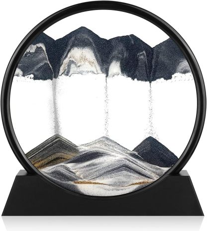 Moving Sand Art Picture – 3D Deep Sea Sandscape in Glass
