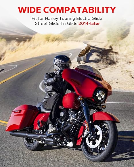 Chrome 4-Point Docking Hardware Kit for Harley Touring 2014-2025 Models