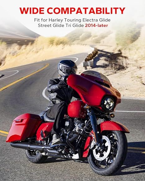 Chrome 4-Point Docking Hardware Kit for Harley Touring 2014-2025 Models