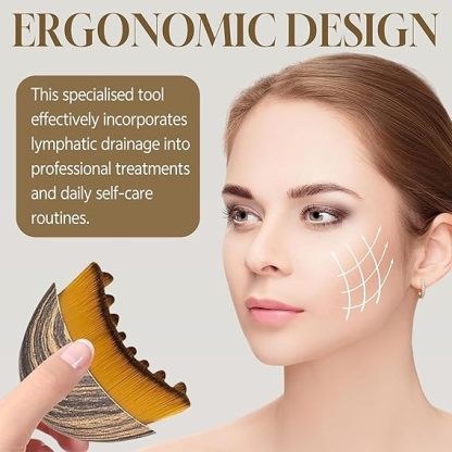 New Lymphatic Contour Face Brush – Precision Contouring & Rejuvenation Tool