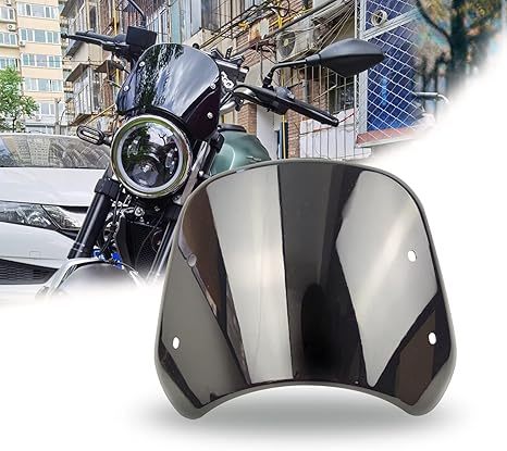 Universal Motorcycle Windshield Wind Deflector – For 5"-7" LED Headlights