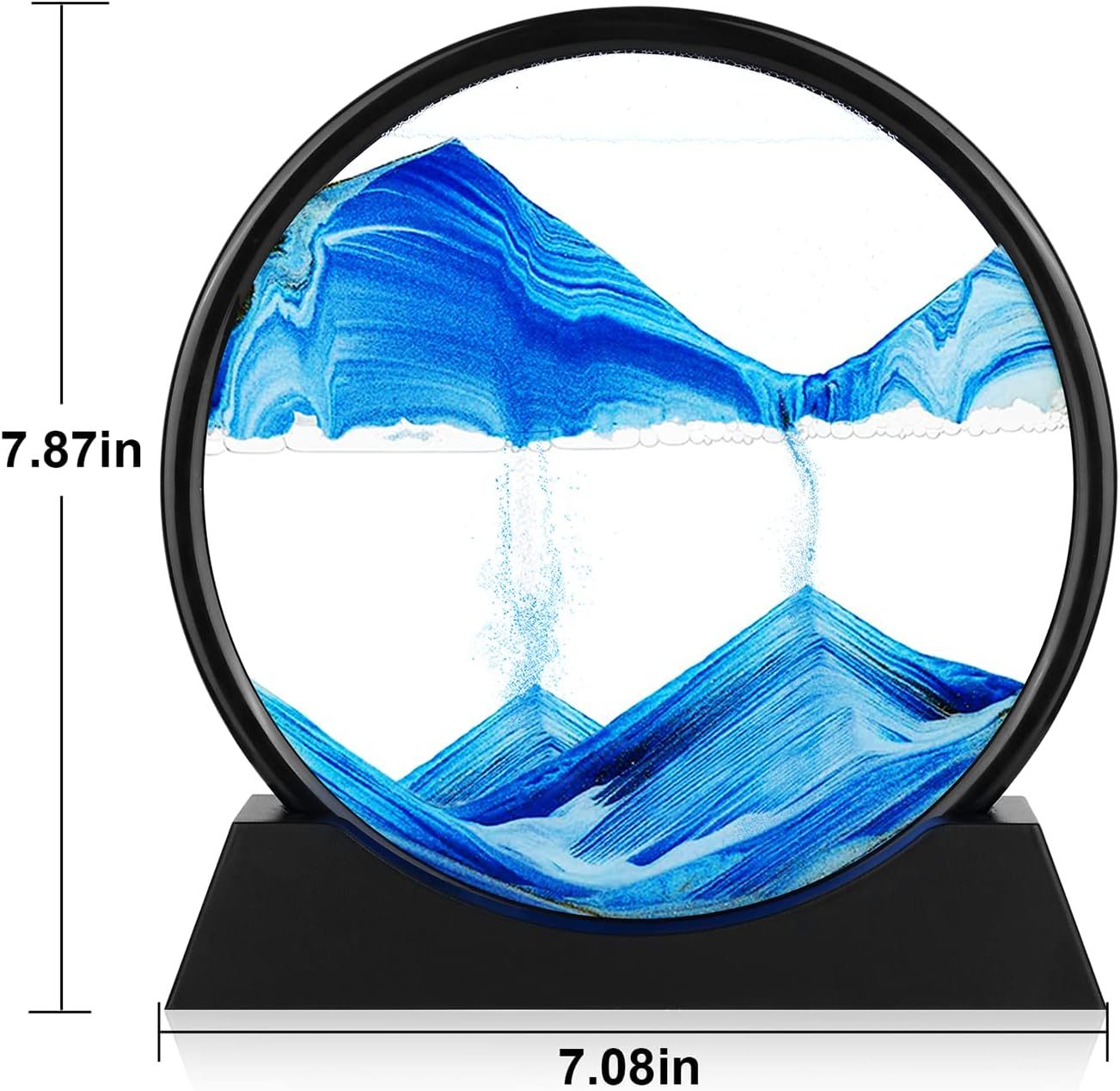 Moving Sand Art Picture – 3D Deep Sea Sandscape in Glass