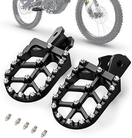 CNC-Machined Wider Footpegs for Sur-Ron & Talaria Electric Dirt Bikes