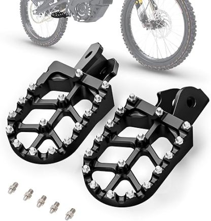 CNC-Machined Wider Footpegs for Sur-Ron & Talaria Electric Dirt Bikes