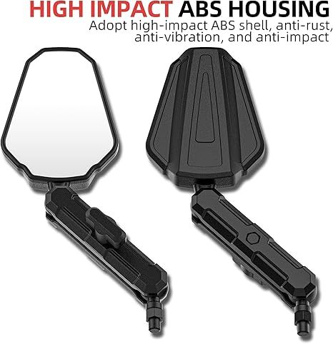 Upgraded Adventure Motorcycle Mirrors – Vibration-Free Ball-Head Design