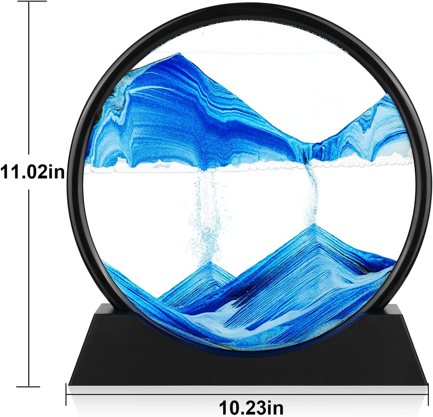 Moving Sand Art Picture – 3D Deep Sea Sandscape in Glass