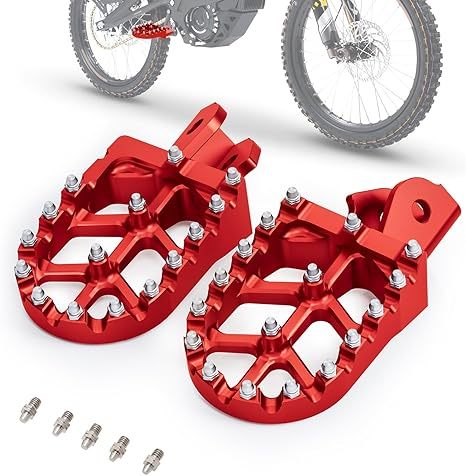 CNC-Machined Wider Footpegs for Sur-Ron & Talaria Electric Dirt Bikes