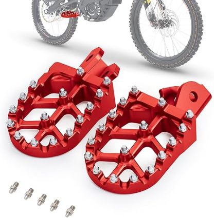 CNC-Machined Wider Footpegs for Sur-Ron & Talaria Electric Dirt Bikes