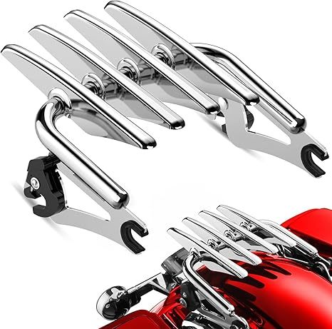 Stealth Luggage Rack for Harley Touring Models (2009-2024) - Gloss Black