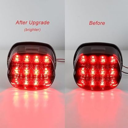 Smoked LED Rear Tail Light for Harley Dyna, Touring & Softail Models