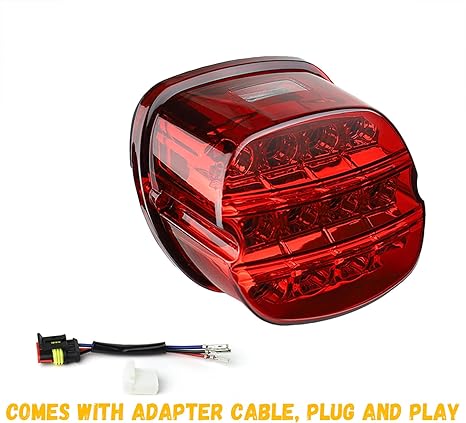Smoked LED Rear Tail Light for Harley Dyna, Touring & Softail Models