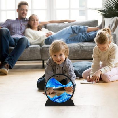 Moving Sand Art Picture – 3D Deep Sea Sandscape in Glass