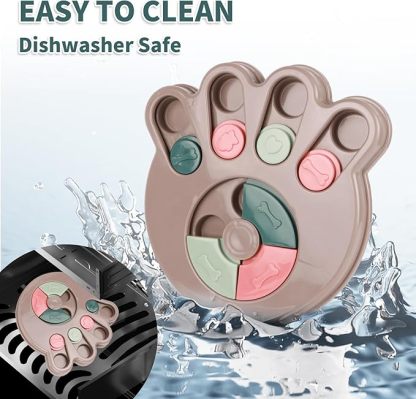 Dog Puzzle Toy & Slow Feeder Bowl - Puppy Chew Toys for Boredom Relief, Mental Stimulation, Aggressive Chewers,Dog Puzzle Toy