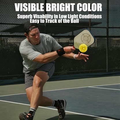 X-40 Outdoor Pickleballs - Official Ball of USA Pickleball, APP Tour + Pickleball US Open-6 Pack