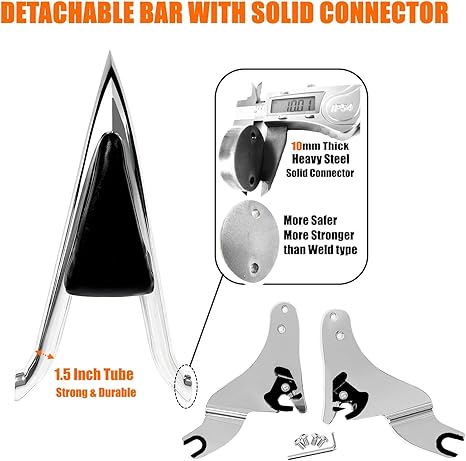 Universal Sissy Bar & Passenger Backrest for Harley Touring Models (2009-2023)